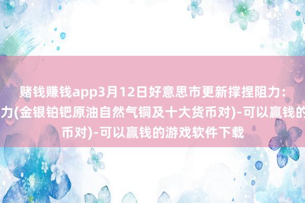 赌钱赚钱app3月12日好意思市更新撑捏阻力：18品种撑捏阻力(金银铂钯原油自然气铜及十大货币对)-可以赢钱的游戏软件下载