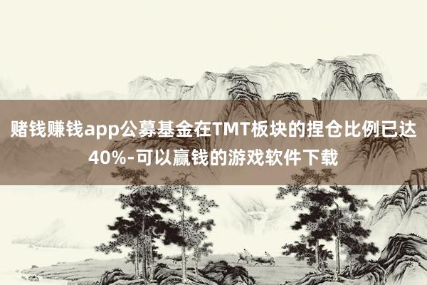 赌钱赚钱app公募基金在TMT板块的捏仓比例已达40%-可以赢钱的游戏软件下载